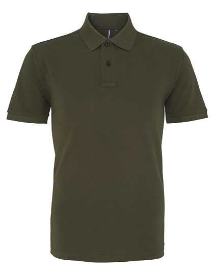 Men's Classic Fit Polo – 100% Baumwolle (Charcoal, Heather Black, Teal Heather: 60% Baumwolle / 40% Polyester), (Heather Grey: 85% Baumwolle / 15% Viskose)