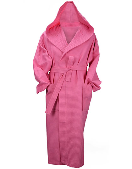 Robezz® Waffle Bathrobe With Hood – 100% Baumwolle