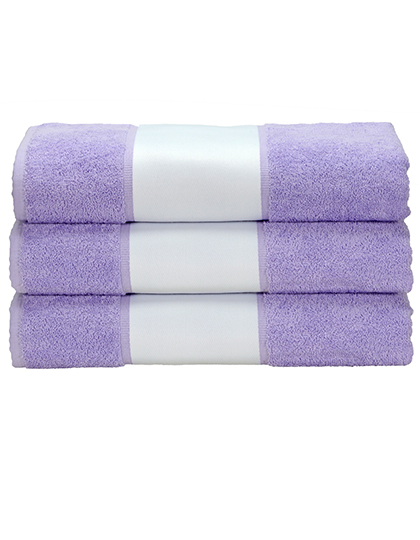 SUBLI-Me® Hand Towel – 100% Baumwolle / Bordüre: 100% Polyester