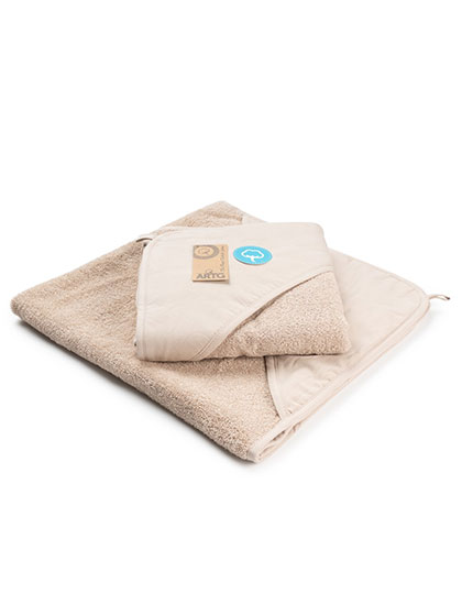 PRINT-Me® Baby Hooded Towel – 100% Baumwolle