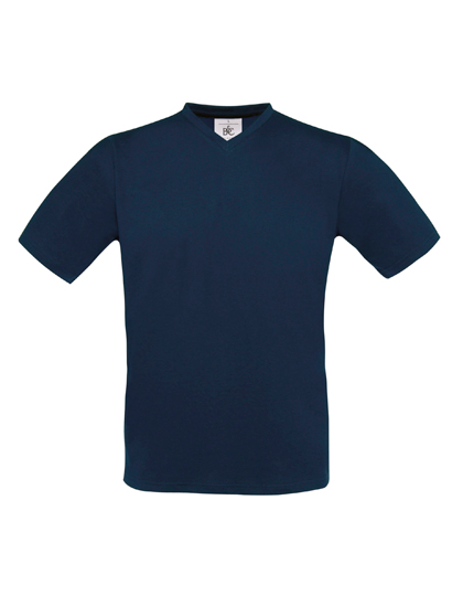 T-Shirt Exact V-Neck – 100% Baumwolle (Sport Grey: 85% Baumwolle / 15% Viskose)