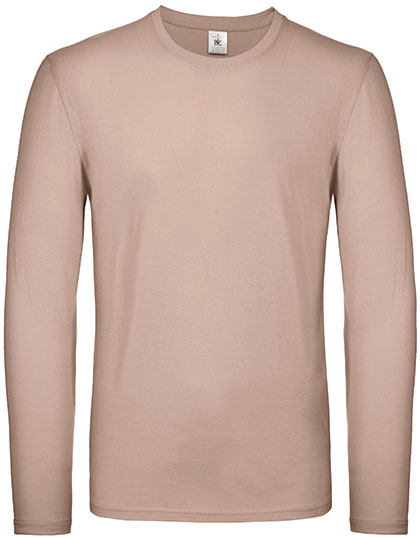 Men's T-Shirt #E150 Long Sleeve – 100% Baumwolle (Sport Grey: 85% Baumwolle / 15% Viskose)