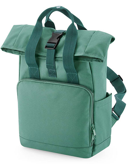 Recycled Mini Twin Handle Roll-Top Backpack – 100% Polyester