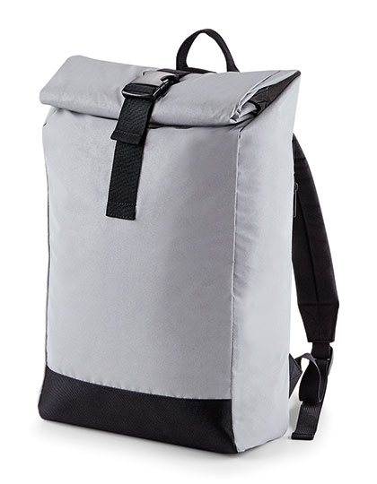 Reflective Roll-Top Backpack – 85% Polyester / 15% Baumwolle