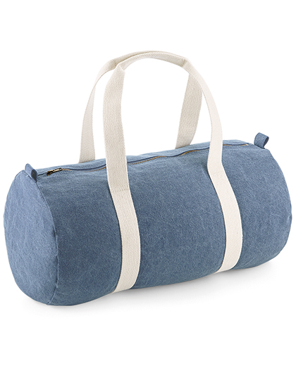 Denim Barrel Bag – 100% Baumwolle