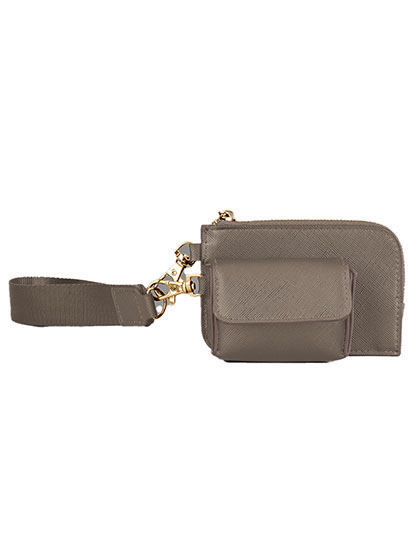 Boutique Pouch Wristlet – 100% Polyurethan