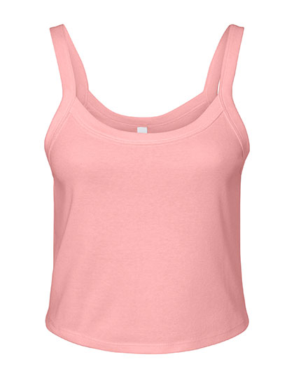 Women's Micro Rib Spaghetti Strap Tank – 52% Baumwolle / 48% Polyester (Athletic Heather: 90% Baumwolle / 10% Polyester)