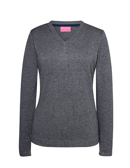 Women's Atlanta V-Neck Jumper – 60% Baumwolle / 40% Polyacryl