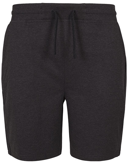 Terry Shorts – Black: 95% Baumwolle / 5% Elasthan; Charcoal: 57% Baumwolle / 38% Polyester / 5% Elasthan; Heather Grey: 85% Baumwolle / 10% Viskose / 5% Elasthan