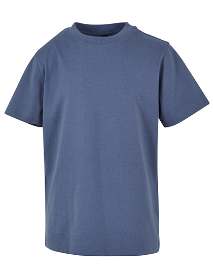 Kids' Basic Tee – 100% Baumwolle (Heather Grey: 90% Baumwolle / 10% Viskose)