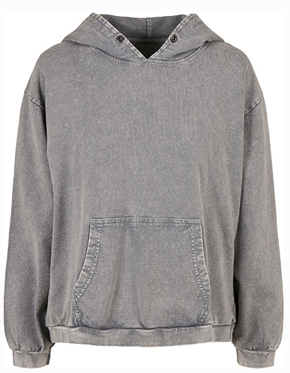 Ladies' Acid Washed Oversize Hoody – 100% Baumwolle, Ribbündchen: 95% Baumwolle / 5% Elasthan