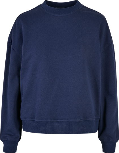 Ladies Oversized Crewneck Sweatshirt – 65% Baumwolle / 35% Polyester