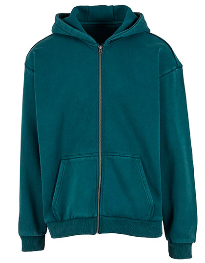 Vintage Heavy Zip Hoodie – 70% Baumwolle / 30% Polyester