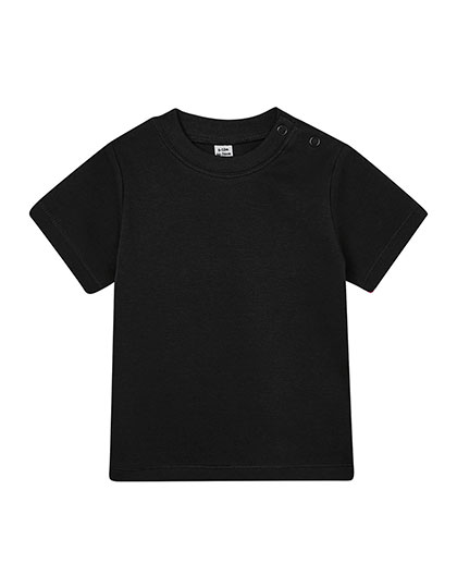 Baby T – 100% Baumwolle (Heather Grey Melange: 85% Baumwolle / 15% Polyester)