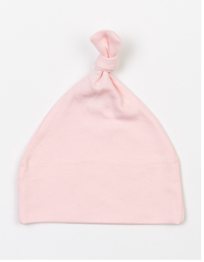 Baby One Knot Hat – 100% Baumwolle (Heather Grey Melange: 85% Baumwolle / 15% Polyester)