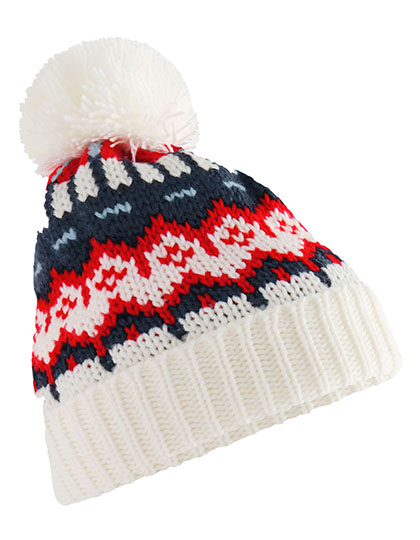 Retro Ski Beanie – 56% Polyester/ 44% Acryl