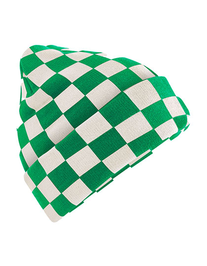 Checkerboard Beanie – 50% Polyester / 13% Acryl / 34% Nylon / 3% Elasthan