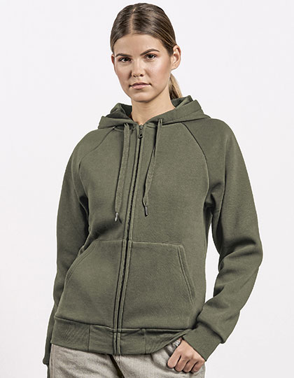 Women's Heavy Hoody Jacket – Außen: 85% Baumwolle / 15% Polyester, Innen: 95% Polyester / 5% Elasthan