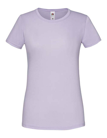 Ladies' Iconic T – 100% Baumwolle (Heather Grey: 97% Baumwolle / 3% Polyester), (Heather Royal, Heather Green, Heather Red, Heather Purple, Heather Burgundy: 52% Baumwolle / 48% Polyester)