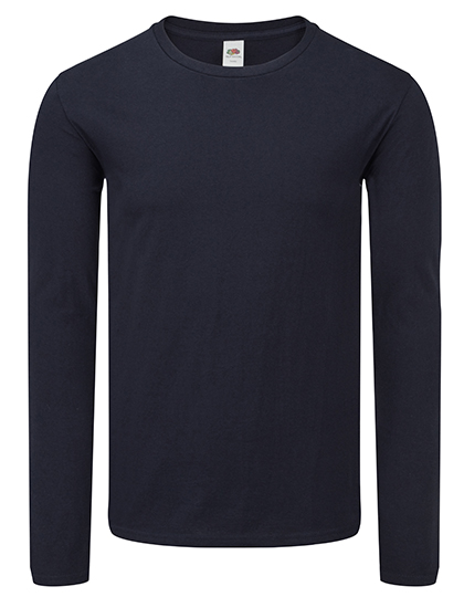 Iconic 150 Long Sleeve T – 100% Baumwolle (Heather Grey: 97% Baumwolle / 3% Polyester)