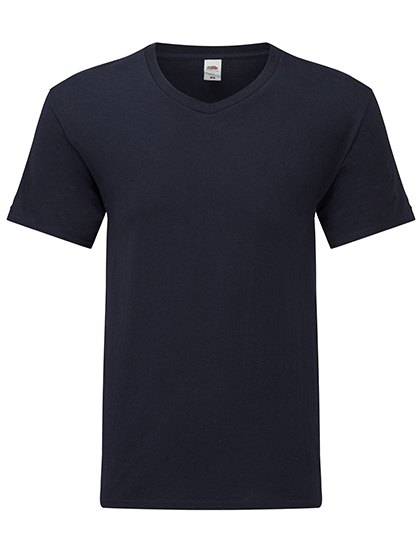 Iconic 150 V Neck T – 100% Baumwolle (Heather Grey: 97% Baumwolle / 3% Polyester)