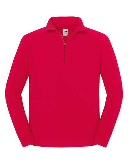 Iconic Premium Zip Neck Sweat – 70% Baumwolle / 30% Polyester (Athletic Heather 67% Baumwolle / 33% Polyester)