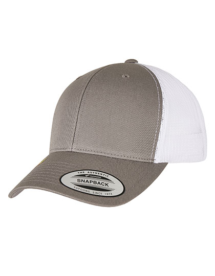 YP Classics Recycled Retro Trucker Cap 2-Tone – 100% Baumwolle, Netz: 100% Polyester