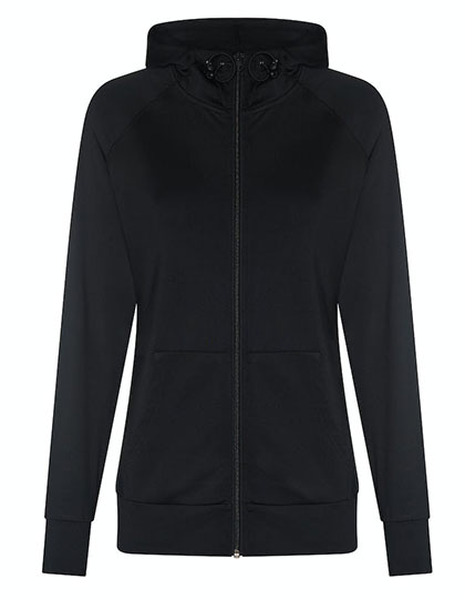 Women's Cool Contrast Zoodie – 89% Polyester / 11% Elasthan (Melange: 92% Polyester / 8% Elasthan)