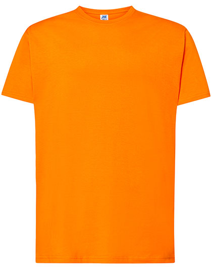 Regular T-Shirt – 100% Baumwolle (Grey Melange: 85% Baumwolle / 15% Viskose), (Ash: 98% Baumwolle / 2% Viskose), (Heather Farben: 65% Polyester / 35% Baumwolle), (Denim Heather: 60% Baumwolle / 40% Polyester)