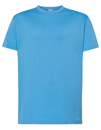 Regular Premium T-Shirt – 100% Baumwolle (Ash Melange: 98% Baumwolle / 2% Viskose), (Grey Melange: 85% Baumwolle / 15% Viskose)