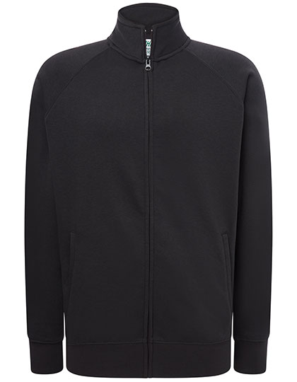 Full Zip Sweatshirt – 60% Baumwolle / 40% Polyester (Grey Melange: 61% Baumwolle / 31% Polyester / 8% Viskose)