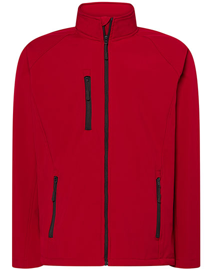 Softshell Jacket – Außen: 95% Polyester / 5% Elasthan, Innen: 100% Polyester