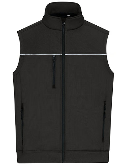 Hybrid Workwear Vest – Oberstoff: 96% Polyester / 4% Elasthan, Oberstoff 2: 88% Polyamid / 12% Elasthan, Wattierung: 100% Polyester