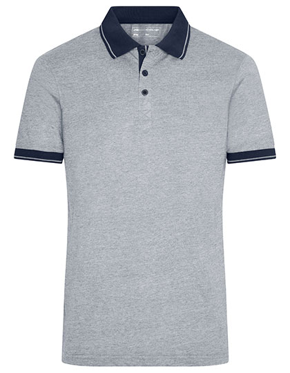 Men's Heather Polo – 65% Polyester / 35% Baumwolle