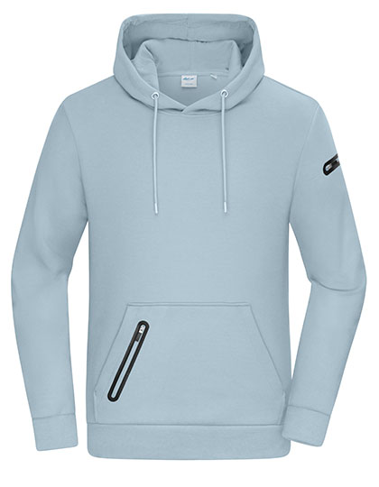 Men's Hoodie Interlock – 63% Baumwolle / 33% Polyester / 4% Elasthan