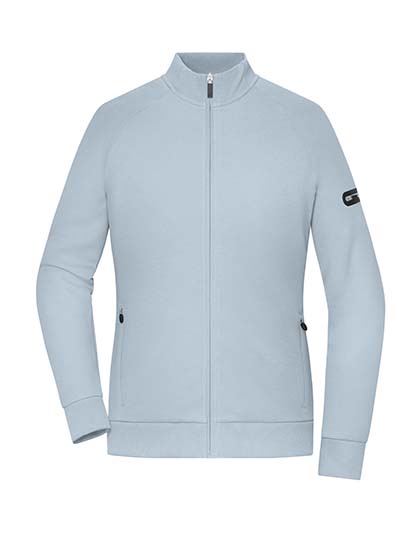 Ladies' Zip Jacket Interlock – Oberstoff: 63% Baumwolle / 33% Polyester / 4% Elasthan; Mesh: 100% Polyester