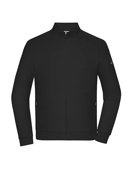 Men's Zip Jacket Interlock – Oberstoff: 63% Baumwolle / 33% Polyester / 4% Elasthan; Mesh: 100% Polyester