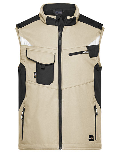 Workwear Softshell Vest -STRONG- – 100% Polyester