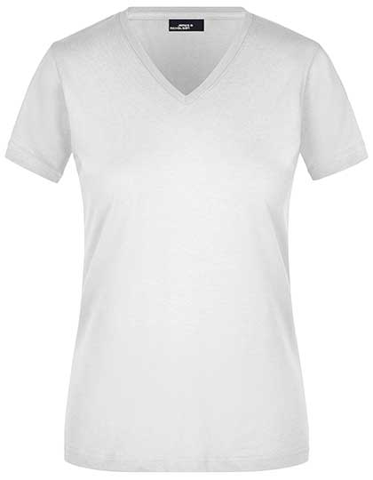 Ladies' Slim Fit V-T – 100% Baumwolle