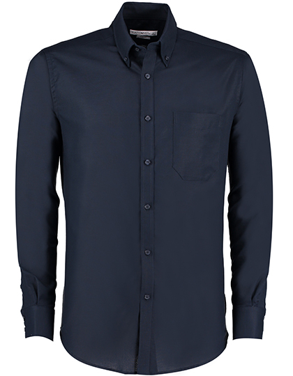 Men`s Slim Fit Workwear Oxford Shirt Long Sleeve