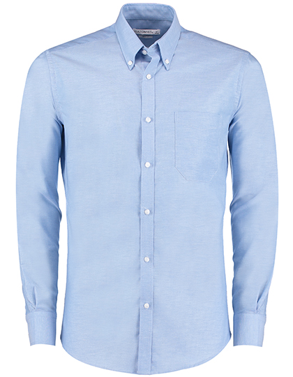 Men`s Slim Fit Workwear Oxford Shirt Long Sleeve – 70% Baumwolle / 30% Polyester