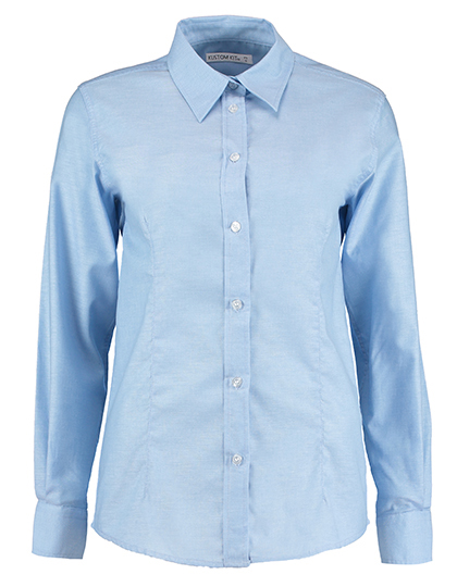 Women's Tailored Fit Workwear Oxford Shirt Long Sleeve – 70% Baumwolle / 30% Polyester