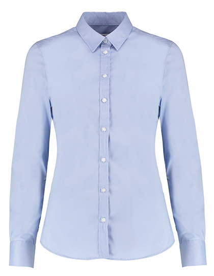 Women's Tailored Fit Stretch Oxford Shirt Long Sleeve