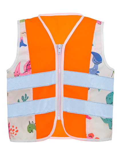 Children's Safety Vest Action Dinosaurs CO² Neutral