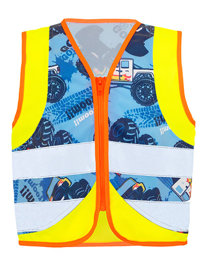 Children's Safety Vest Action Vehicle Fun CO² Neutral