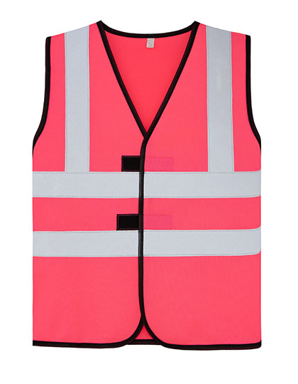 Childrens Safety Vest Esbjerg - 4 Reflective Stripes – 100% Polyester
