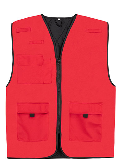 Padded Multifunctional Work Vest Kiel CO² Neutral – 100% Polyester