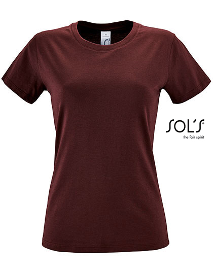 Women's Regent T-Shirt – 100% Baumwolle (Grey Melange: 85% Baumwolle / 15% Viskose)