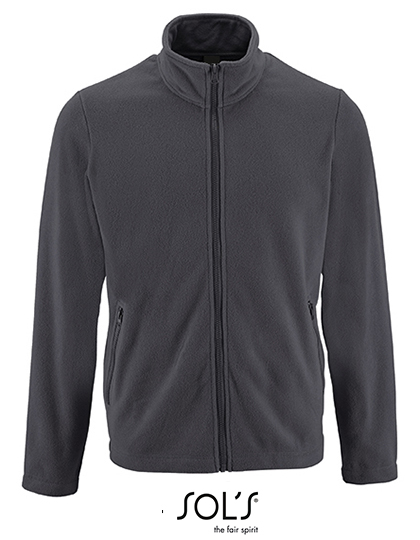 Men's Plain Fleece Jacket Norman – 100% Polyester