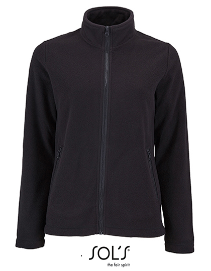 Women's Plain Fleece Jacket Norman – 100% Polyester